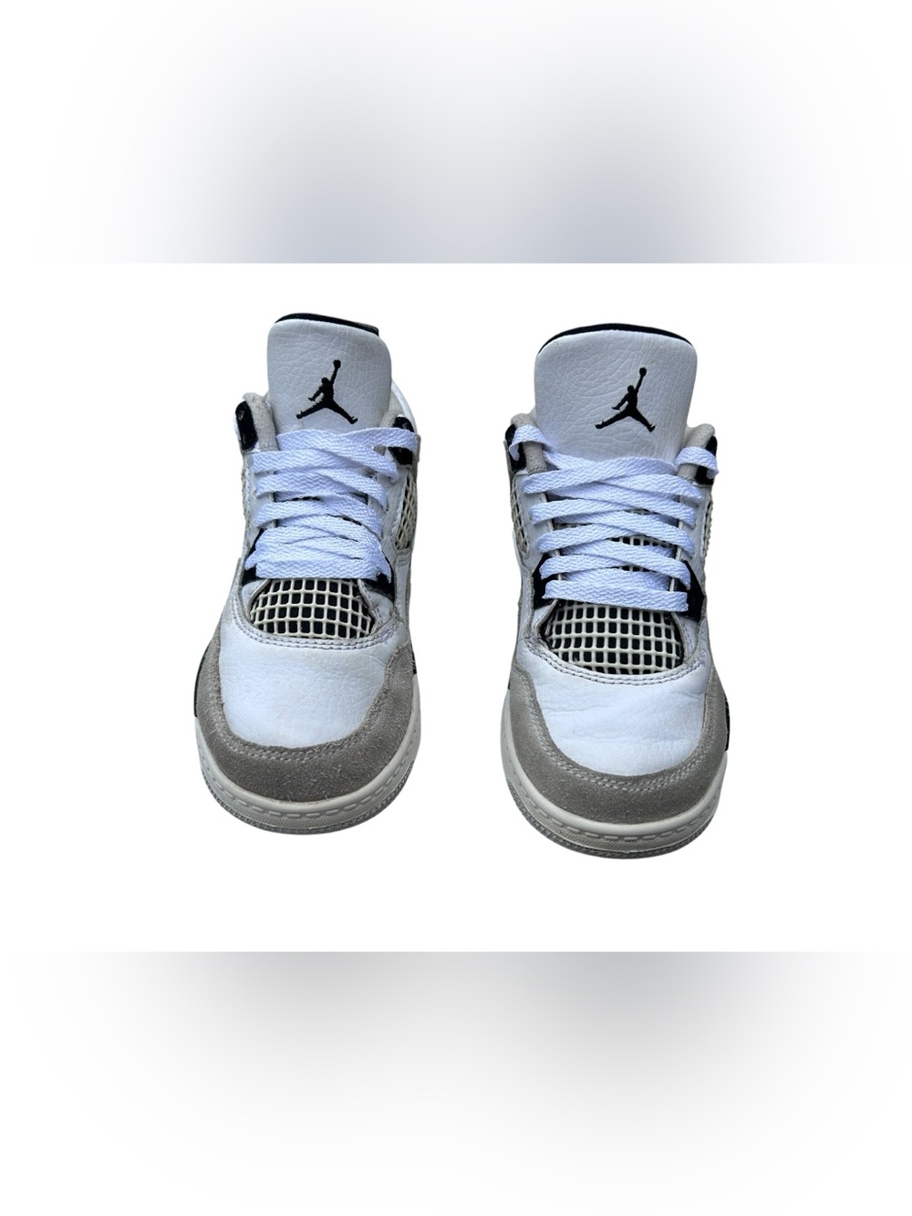 Jordan 4 OG Retro
PS Size 13C Boys Kids Sneakers
"Black Military" Neutral Grey - Picture 2 of 9